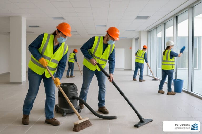 after construction clean up