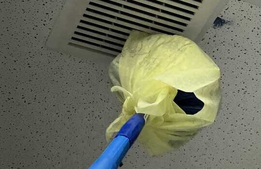 Cleaning Ventilation Chamber